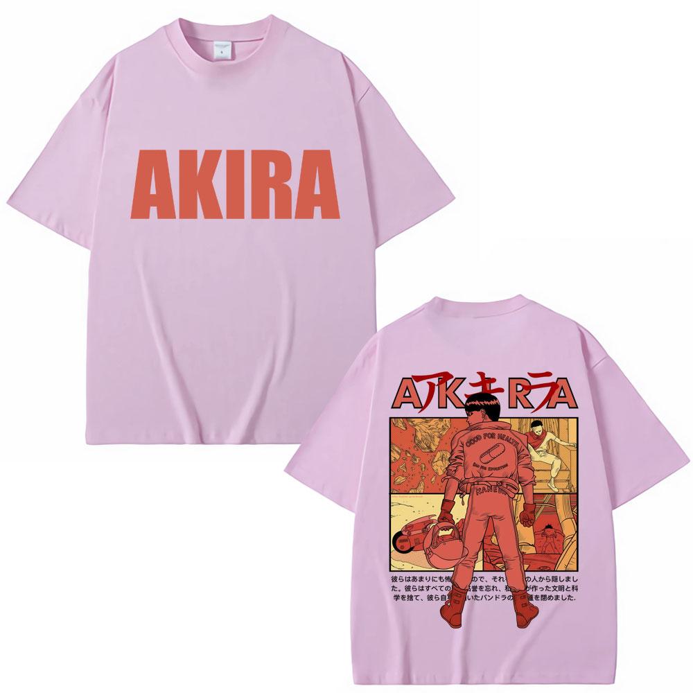 Japanese Anime Neo Tokyo Akira Vintage Tshirts Unisexga Movie Science Fiction Shotaro Kaneda T Shirt Loose Cotton Summer T Shirts