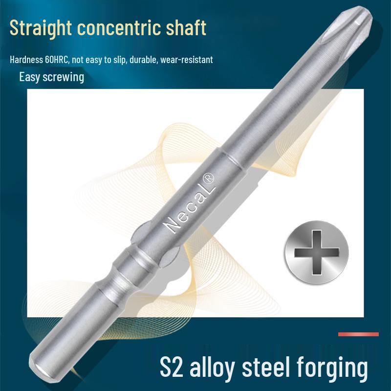 Nigao 801 Phillips Electric Screwdriver Bit, S2 Steel, Magnetic, 5mm Shank, 60mm/80mm Length