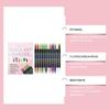 Nymixa Dual-Head Diy Nail Art Pen Set Creative Hand-Painted Nail Cap Color Pattern Nail Art Set