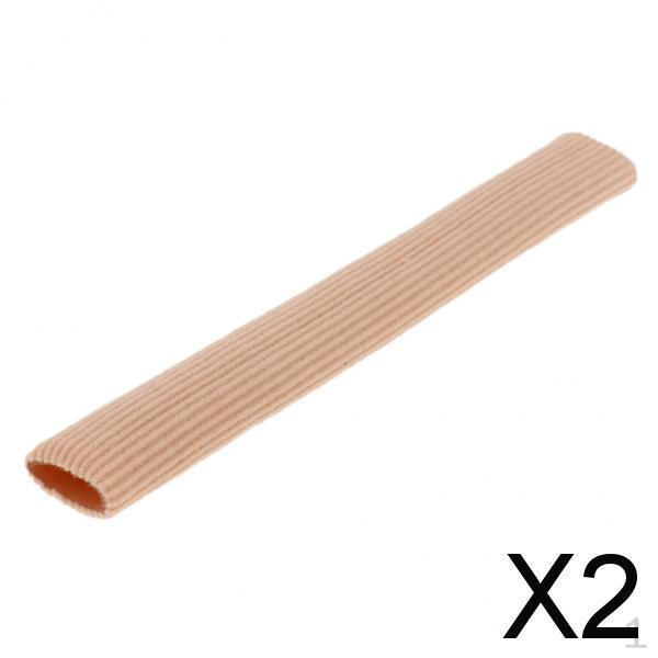 

2x Силиконовые гелевые подушечки для пальцев ног от косточек, мозолей, волдырей 1,5x10см