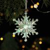 Shiny Christmas Tree Snowflake Pendant Acrylic Elk Xmas Ornament Hangging Party Supplies Christmas Tree Decorations New Year