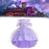 Incantevole Vestito da Principessa Casa Magica con Chiffon a Pois