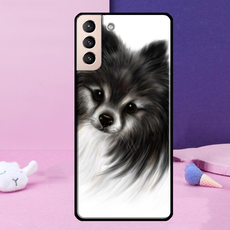 Pomeranian Dog Phone Case For Samsung Galaxy S24 Ultra S25 Ultra S9 S10 S20 S21 S22 Plus S23 S24 FE Cover