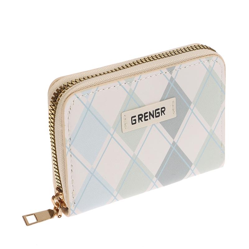 Cute Women'S Short Wallet Brief Purse For Women Card Wallet Pu Girls Students Pocket Zipper Key Bag Cartoon Handbag Card Holder