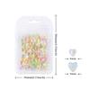 100pcs 3D Transparent Colorful Love Heart Charm Nail Art Rhinestone Decoration DIY Manicure Accessories Nail Stylist Supplies