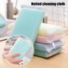 5/10Pcs Cleaning Sponge Unique Mesh Surface Strong Decontamination Lightweight Dishwashing Sponge