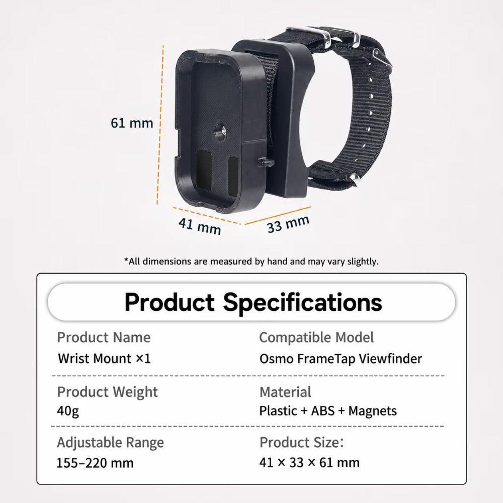 Magnetic Remote Control Wrist Strap for DJI Osmo Frame Tap For Osmo Pocket 4P/Mobile 8P