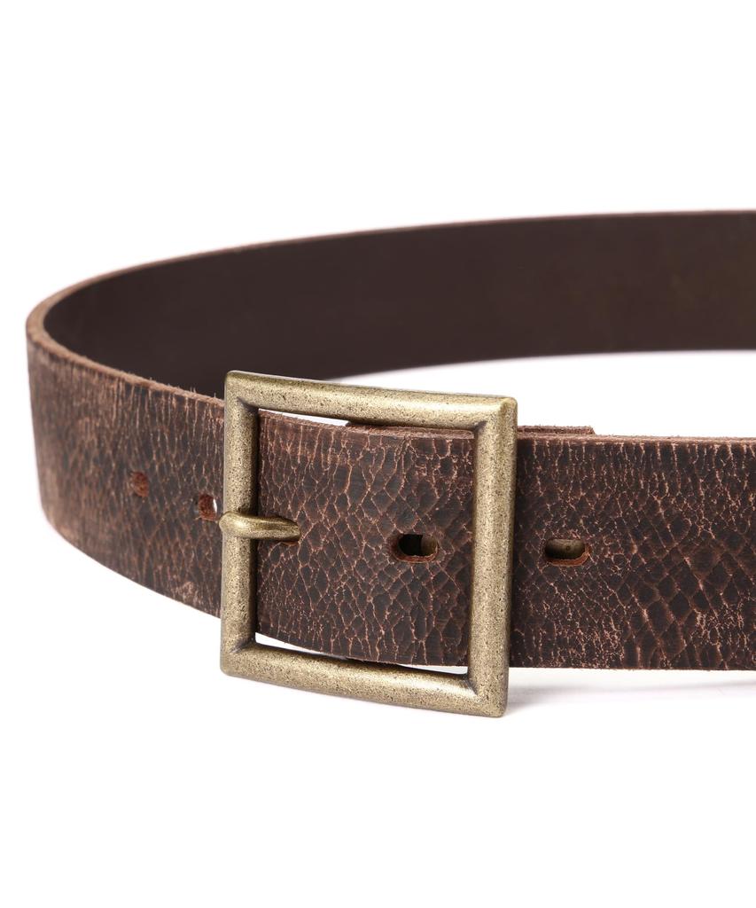 AVIREX CRACK LEATHER BELT Men's M 050 brown 783-5971004