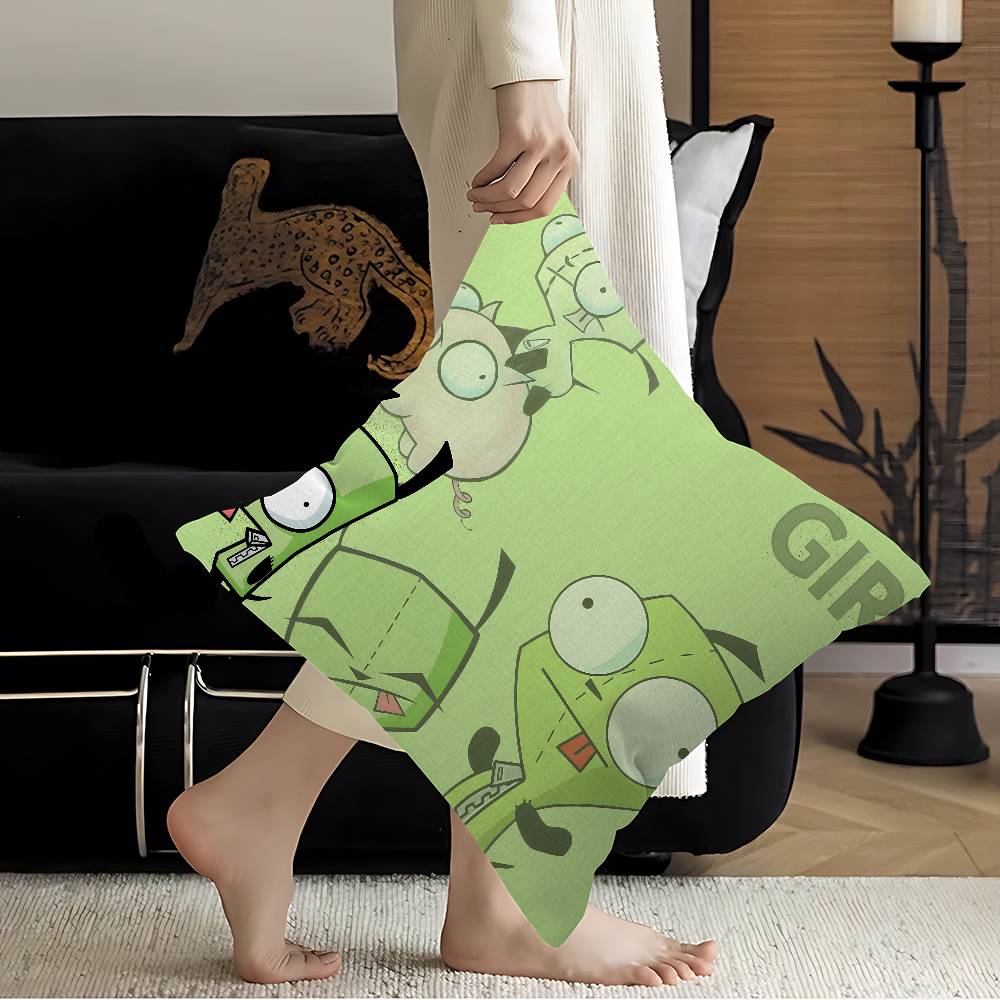 IInvader ZZim Cartoon Pillow Anime Pillow Sofa Bed Head Pillow Cover Cushion Cover 45x45 Cm Fashion