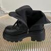 Thick-soled Martin Boots Women's New Autumn and Winter Boots Single Boots Heightening Fashionable Small Short Boots