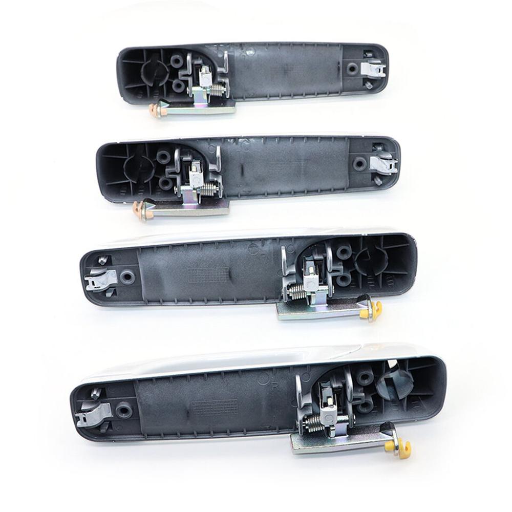 4x Car Bright White For 2019-2021 Dodge Ram 1500,2500,3500 Painted Door Handles