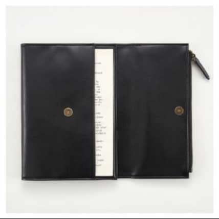 Daigo isshoni. Synthetic Leather Notebook Cover with Pen Case, B6 Size, Blue, N1874