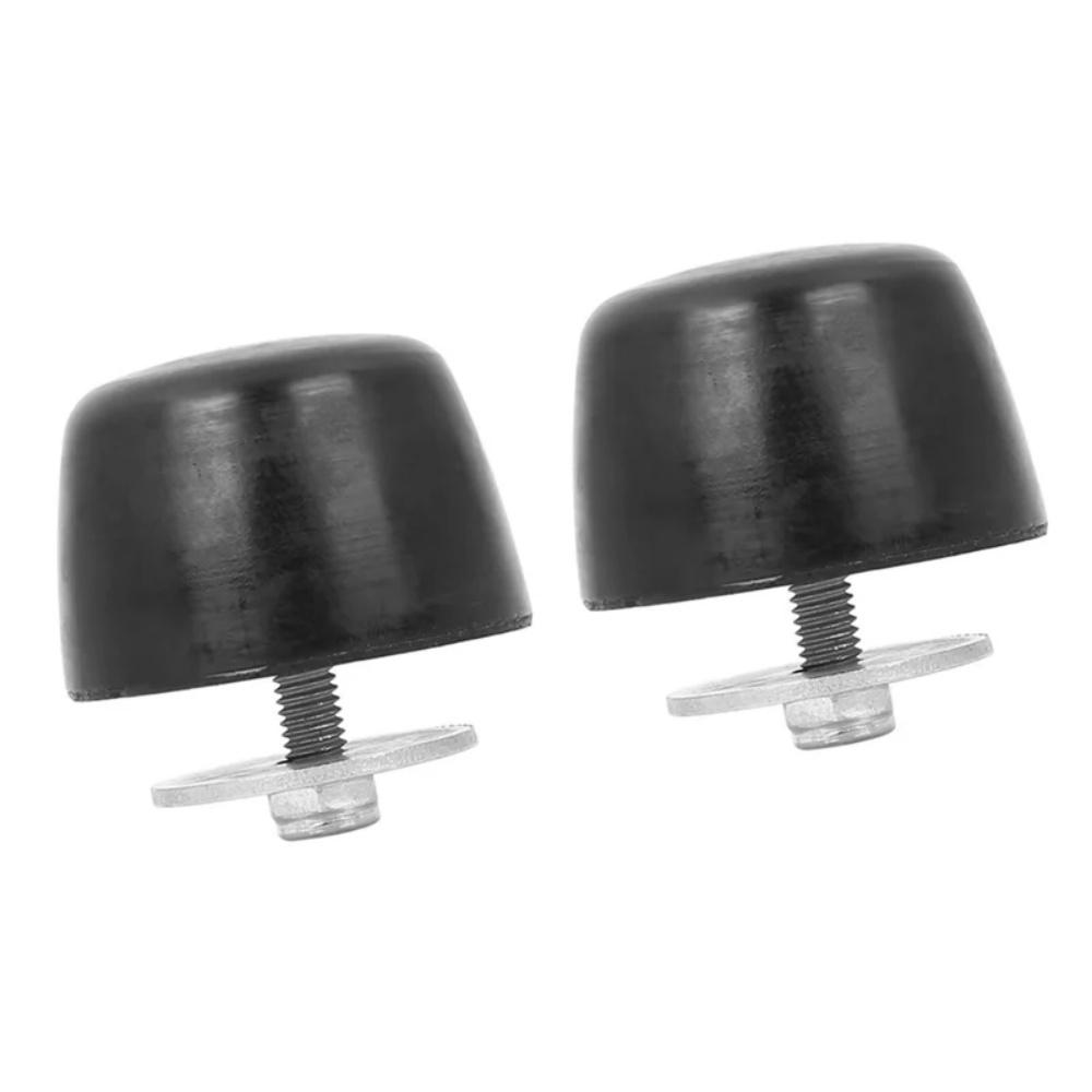 Hood Bump Stop - For Jeep Wrangler - 2pcs Rubber Bumper Cushion PN: KJ71051BK