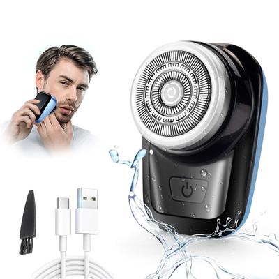 Mini Electric Shaver Self Sharpening Shaver Portable Shaver Beard Trimmer Rechargeable Razor for Men