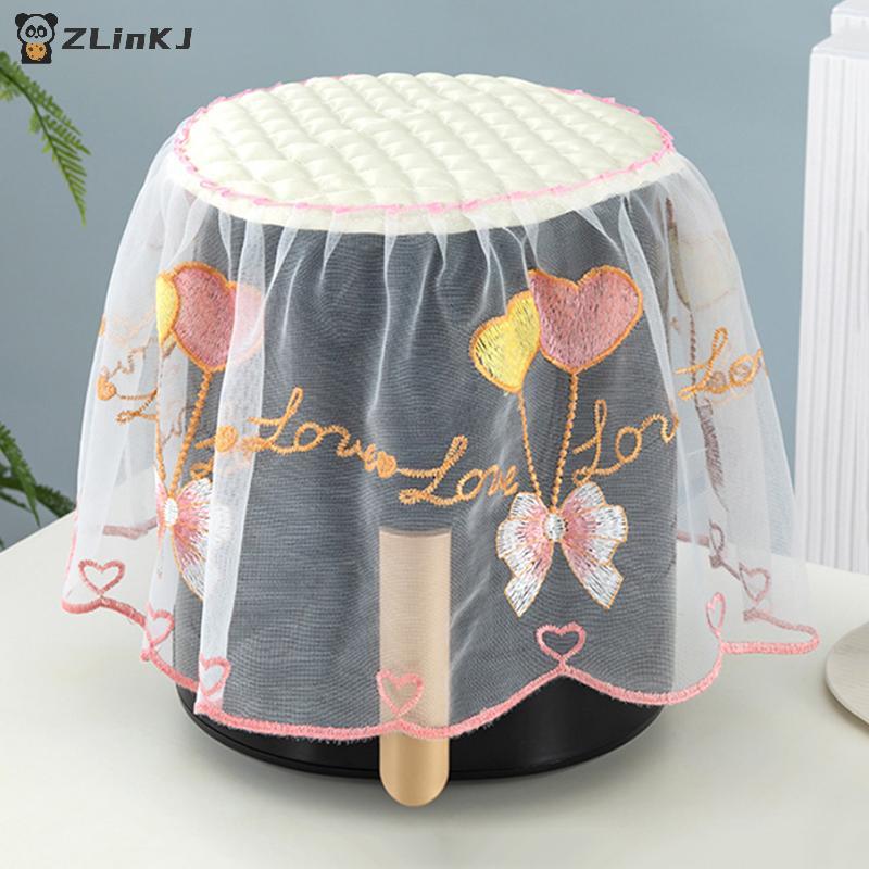 Universal Fit Air Fryer Dust Cover Lace Fabric Design for Electric Rice Cooker Keep Kitchen Appliances Clean and Decorative