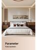 Walnut Chinese Song Style Ceiling Light for Living Room & Bedroom
