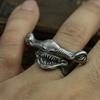 Demon Shark Vintage Halloween Wear Celebrate Animal Jewelry Ring