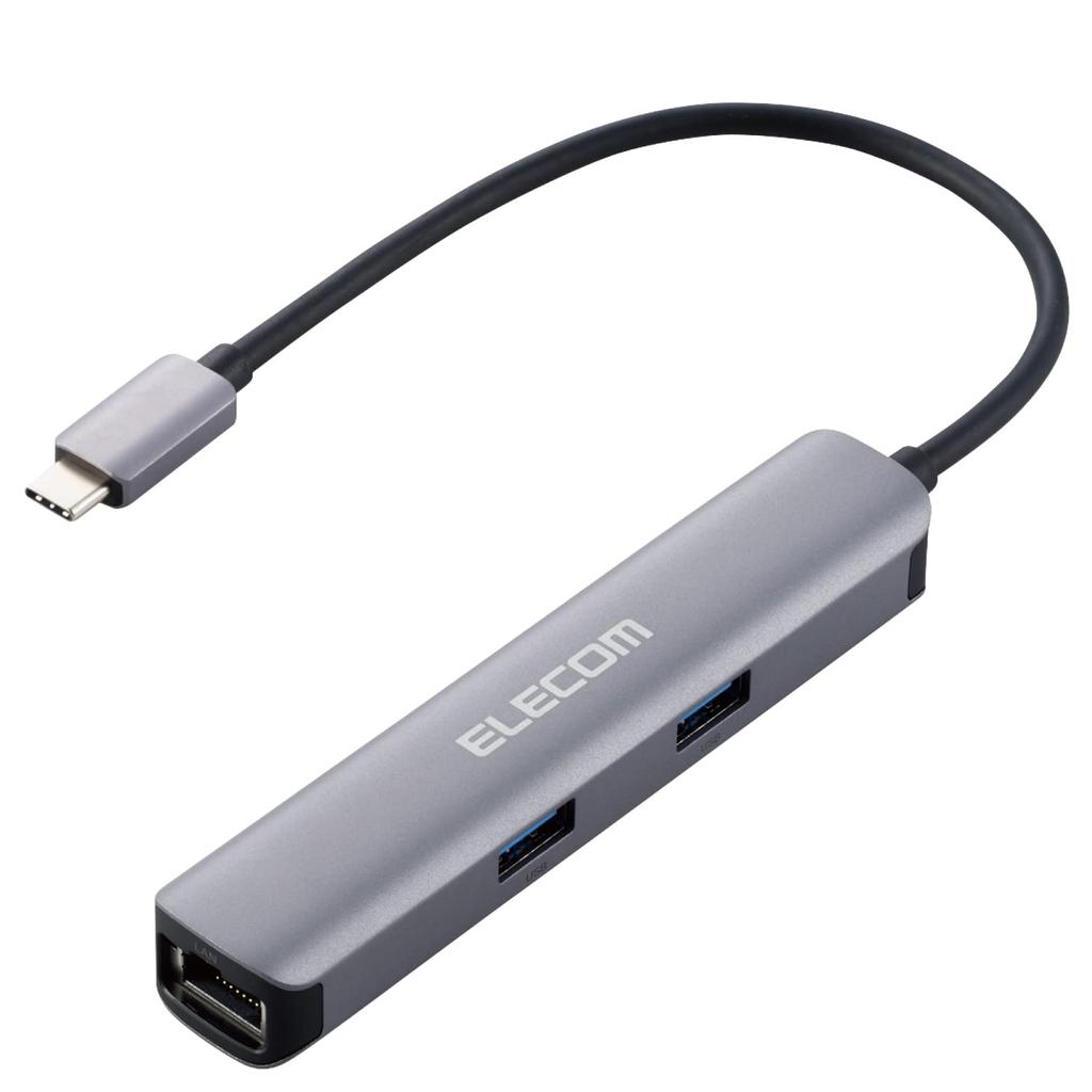 ELECOM Docking Station USB Hub Connection HDMI x 1 Gen1 x 3 HDMI x 1 LAN Port x 1 Silver Type-C USB3.1 DST-C17SV