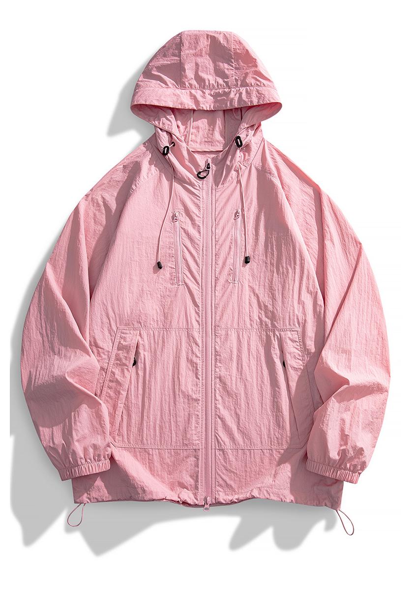 UPF 50+ Men s American Style Waterproof Windproof Hooded Casual Hiking Jacket L