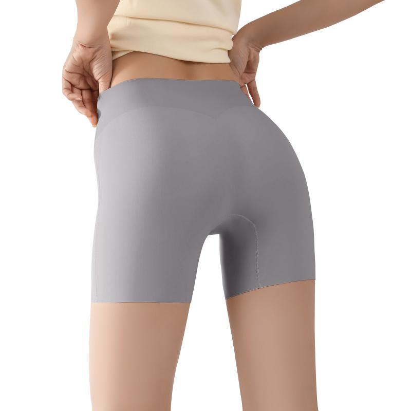 Schutzshorts Übergröße Shorts Nahtlose Unterwäsche für Damen Sicherheits-Shorts Eisseide Slips Sommerliche Intimwäsche