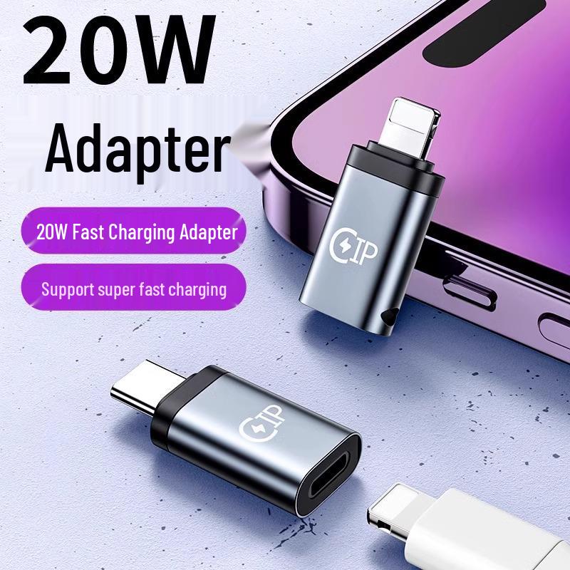 Adaptér nabíjecího kabelu Apple na Type-C - Samice Lightning konektor