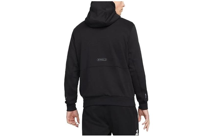 Nike Sweatshirts Men's Black Hooded Moderate Regular DM5202-010
