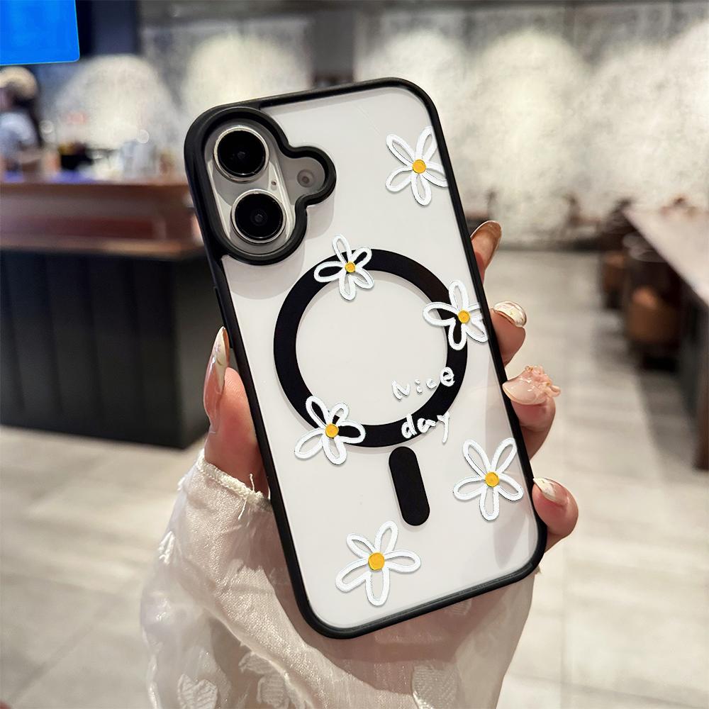 

Overlapping Letters Of Love Magsafe Phone Case For IPhone 17 Air 16 15 14 11 12 13 Pro Max 16 Plus Magnetic Cover Case Funda iphone 11 ProMax