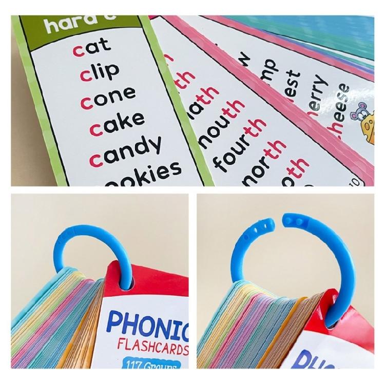 Friendly English Phonics Learning Cards Kids Interactive Spelling Practice Tool Quality Classroom Homeschool Materials