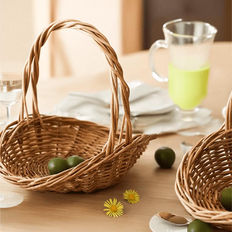 Deer Color Hand-Woven Basket