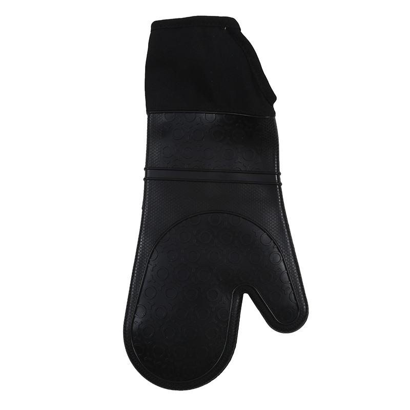 1pc Insulated Oven Gloves Silicone Heat-proof Gloves Oven Mitts Microwave Oven Baking Tools Household Kitchen Bar Bakeware
