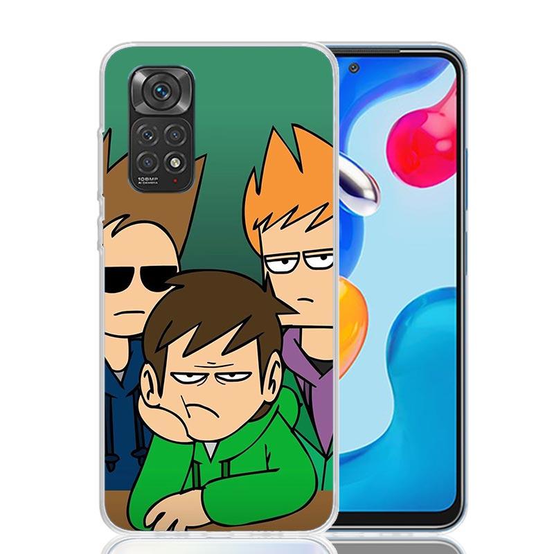 

Anime Cartoon Eddsworld Phone Case For Xiaomi Redmi Note 13 14 15 Pro Plus 12S 12 14S 11S 11E 10 10S 11 11T 5G 4G Cover Coque Re Redmi Note 11S 4G
