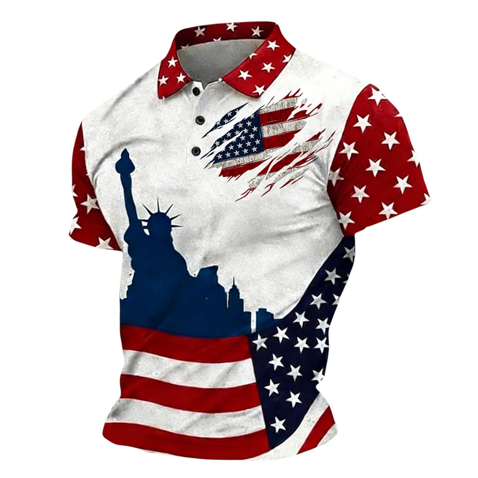 Men s Casual Round Neck Short Sleeve T-Shirt M