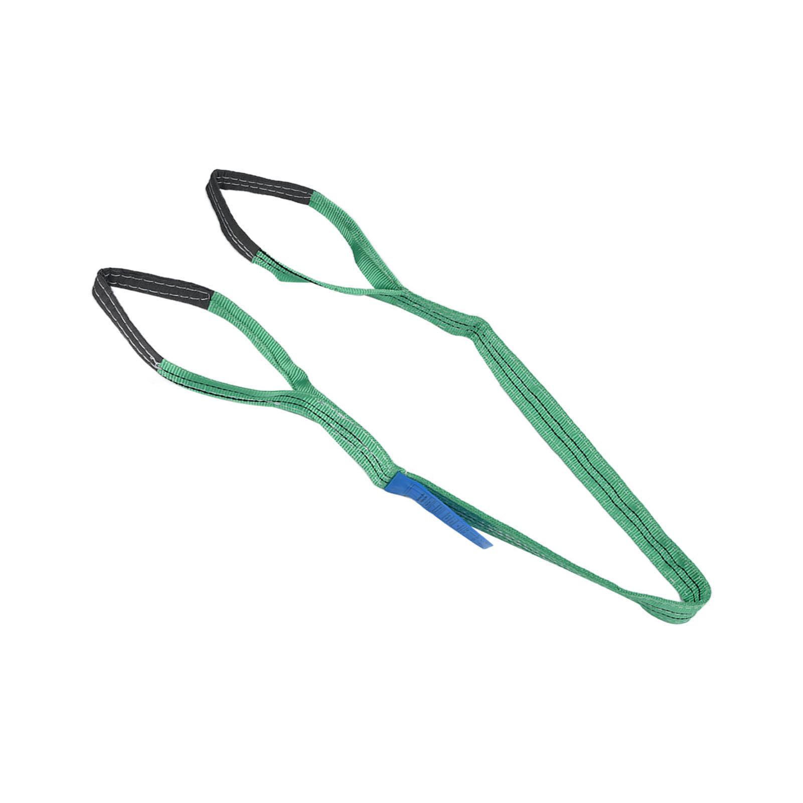 Sangles de levage Robustes Capacité de charge 2T Haute résistance Polyester Sangle plate colorée(2 mètres;6,56 pi: )