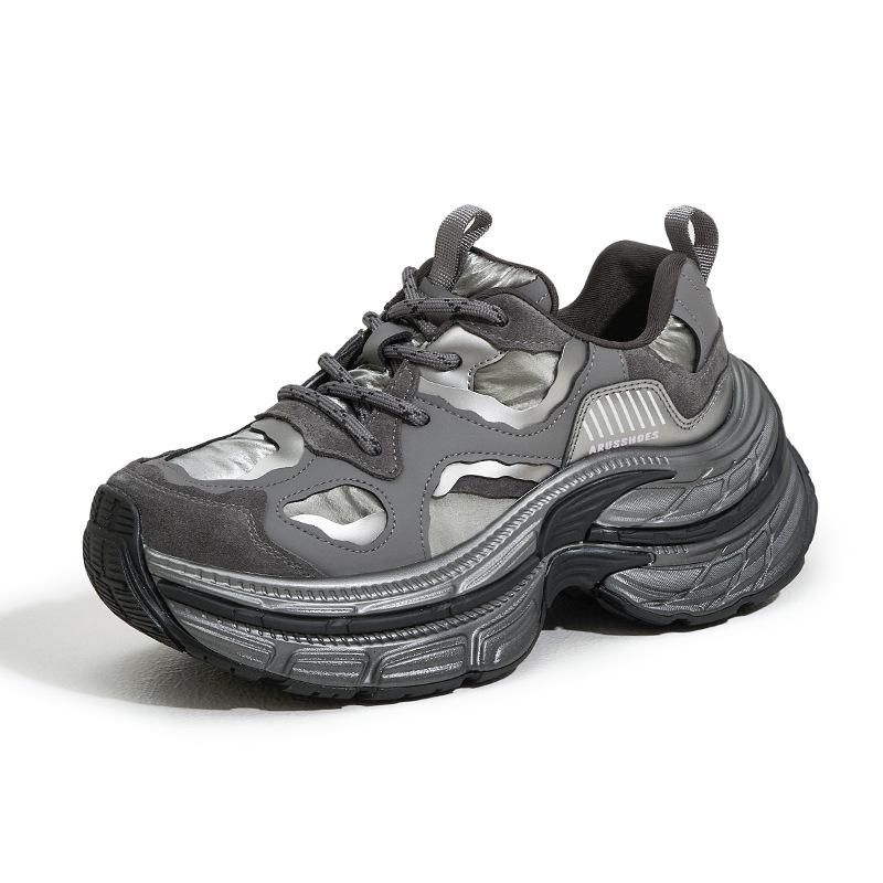 

Dad shoes women s 2025 spring new niche casual sports shoes thick-soled inner height-increasing women s shoes fashionable versatile trendy shoes 40