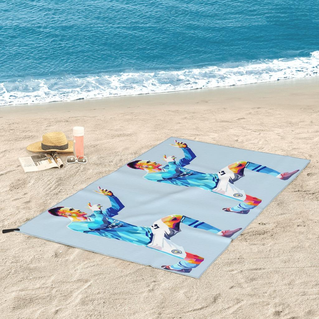 Phil Foden Printing Beach Towel Soft Microfiber Quick Dry Absorbent Quick Towels For Bath