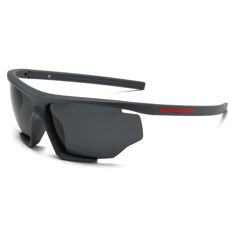 European American Retro Cycling Sunglasses: Large Frame, Iridescent, UV Protection for Outdoor Sports