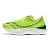 SAUCONY Endorphin Pro 3 Elite Chaussures de Course d'Entraînement Amorti Tige Basse Plaque Carbone Marathon Chaussures de Running Homme sneaker Vert Noir S20755-75
