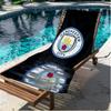 Manchester City FC Baskılı Plaj Havlusu, Havuz Sörf Yoga Banyo İçin Çok Yönlü Hafif Emici Plaj Havlusu, Mükemmel Doğum Günü Tatil Hediyesi