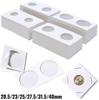 50Pcs Square Coin Purse Cardboard Coin Supplies Collection Album Coin Case for Lighthouse Stamps