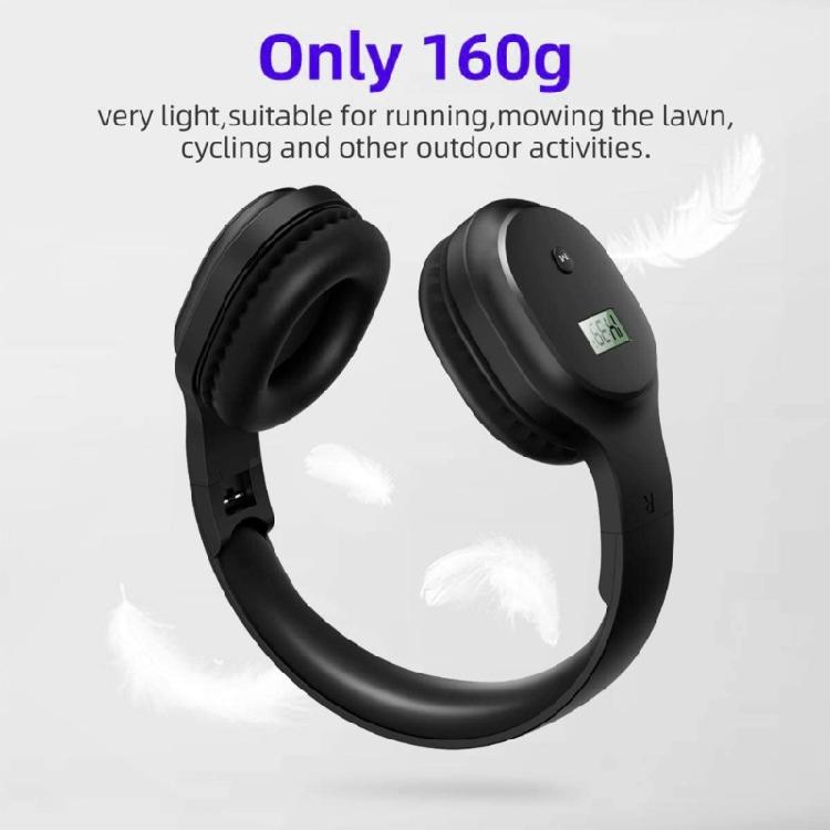 Cycling And Mowing Perfect FM Radio Headphone Adjustable FM Radio Headsets With Noise Isolation High Reception Earphones