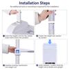Professional Portable Stadiometer - Adjustable 20-210cm Dual Scale Wall-Mounted Height Rod | Medical-Grade Accuracy