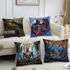 AAccept Heavy Rock Band Cushion Cover For Pillow Printing Sofa Decoration Home Car Room Coffee Shop Office Nordic Simplicity