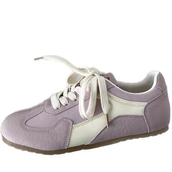 Niche Purple Retro German Training Shoes Women's 2025 New Spring Versatile Dopamine Sports and Leisure Shoes Forrest Gump Board Shoes