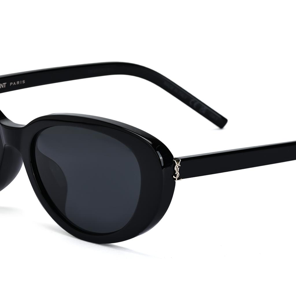 Saint Laurent Logo Design Cat Eye Sunglasses Women Sunglasses Black SLM154/K-001