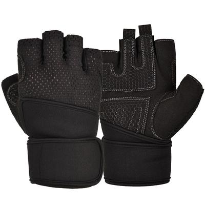 Guanti da Palestra Mezze Dita Traspiranti Pesanti Guanti Sportivi per Esercizio Sollevamento Pesi Allenamento Body Building Guanti Sportivi Fitness