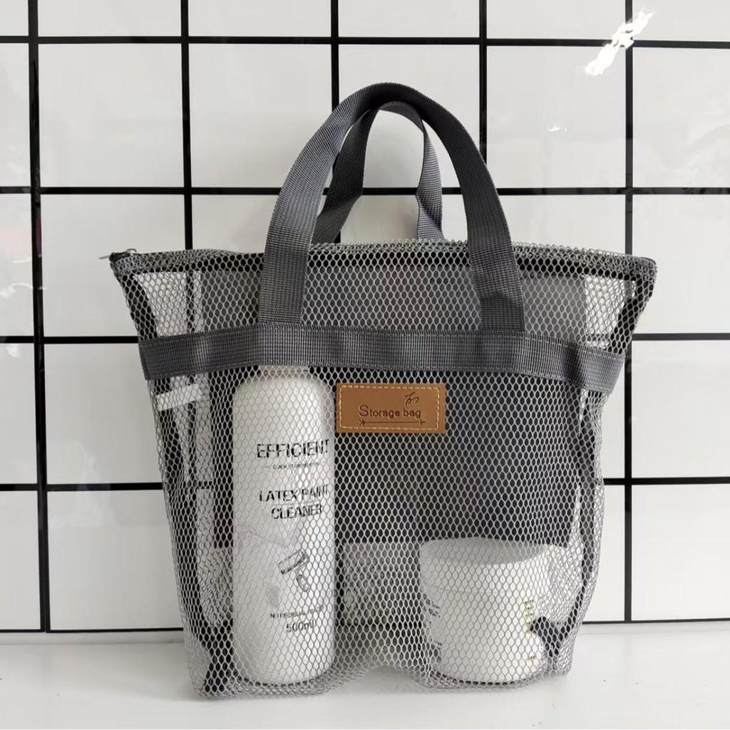 Multi-Use Zippered Beach & Travel Bag: Swimming, Makeup, Toiletry & Storage Solution