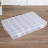 36 Slots Adjustable Storage Box Case Container Home Organizer for Earrings