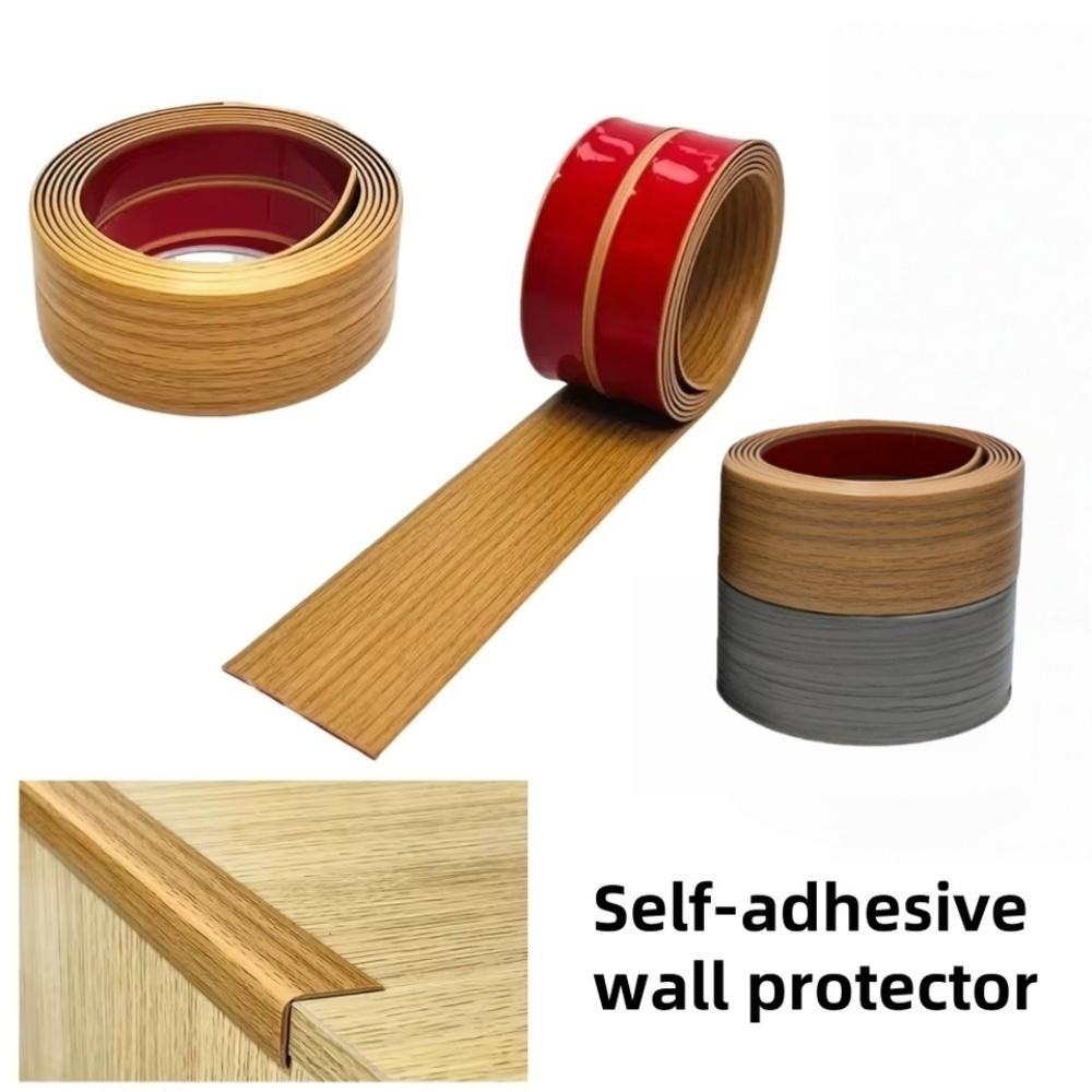 1pc 3metersX2cm Inside Outside Corner Trim Moulding Flexible Wall Corner Protector Self Adhesive Edge  Floor Transition Strip