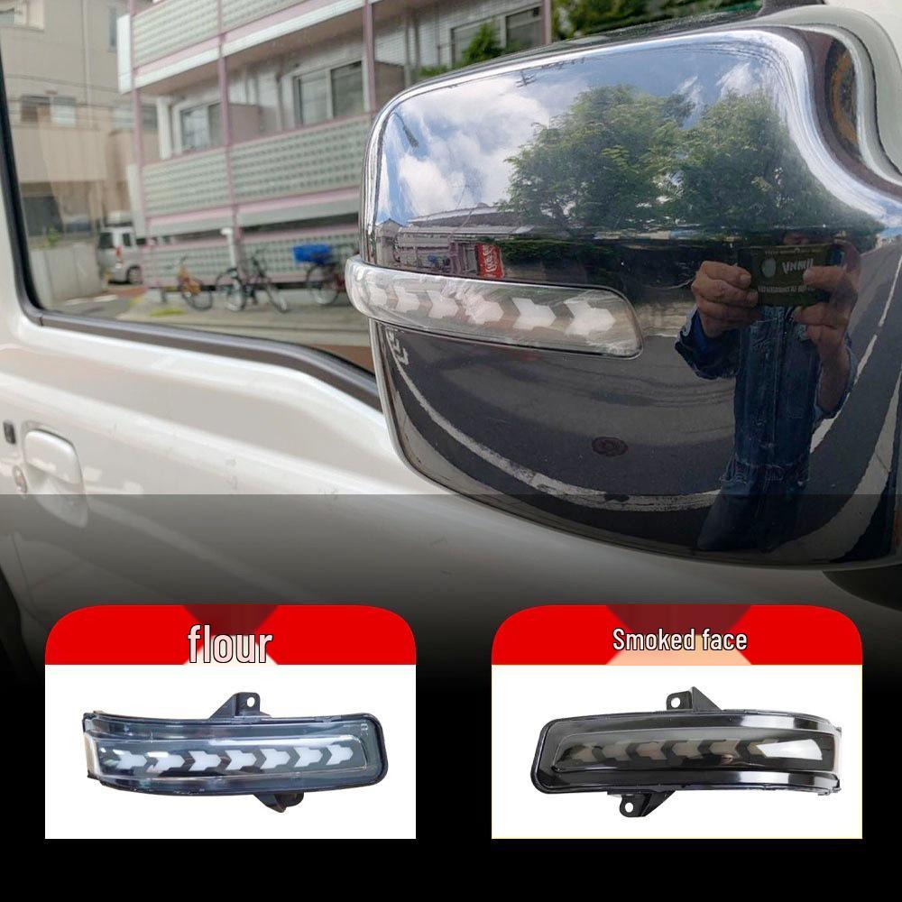 Suzuki Jimny 2019-2020 Rearview Mirror Sequential Turn Signals with Puddle and Daytime Running Lights.