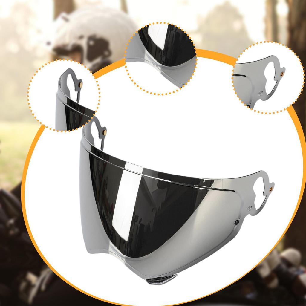 Helmet Visor, Portable Windshield, Motorcycle Windshield Replacement for Travel Cycling Supplies
